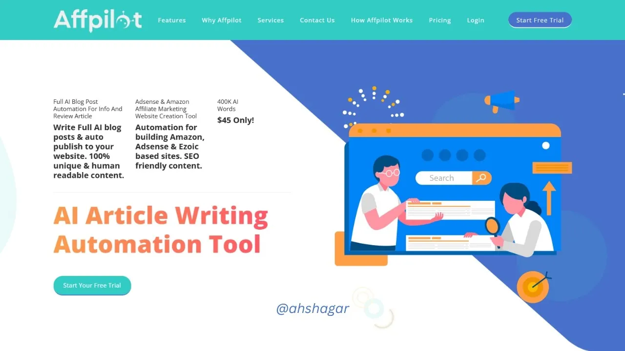 Affipilot | AI Writing Tool | Complete Tutorial